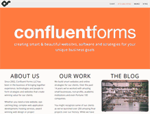 Tablet Screenshot of confluentforms.com